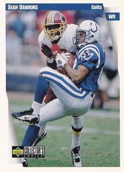 Sean Dawkins Indianapolis Colts 1997 Upper Deck Collector's Choice NFL #151